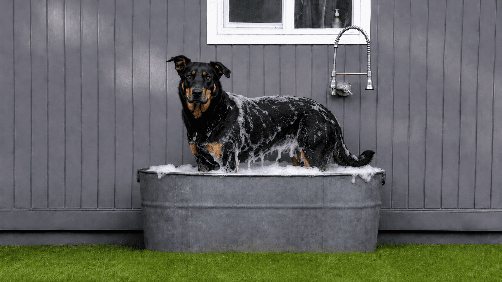 Dog boarding in a cozy home